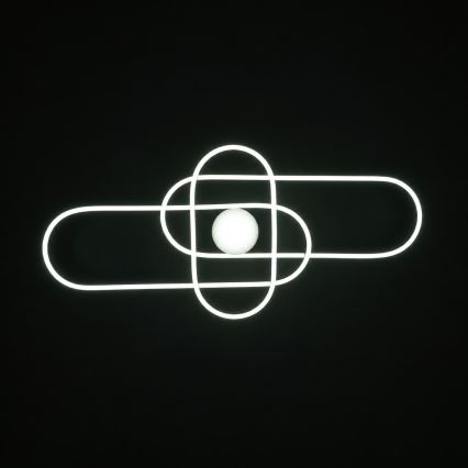 BRILAGI - Plafonieră LED dimabilă APOLLO LED/58W/230V 3000-6500K 43,2x101,2 cm crom mat + telecomandă