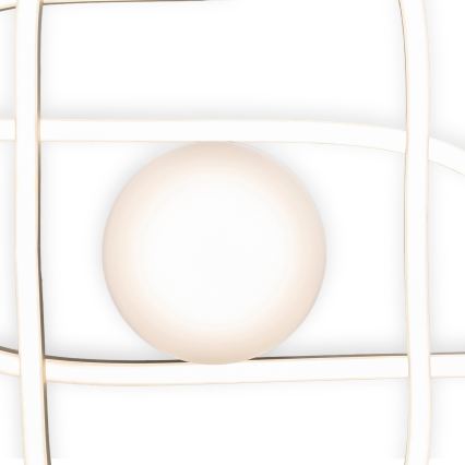 BRILAGI - Plafonieră LED dimabilă APOLLO LED/58W/230V 3000-6500K 43,2x101,2 cm crom mat + telecomandă