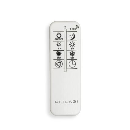 BRILAGI - Plafonieră LED dimabilă APOLLO LED/58W/230V 3000-6500K 43,2x101,2 cm crom mat + telecomandă
