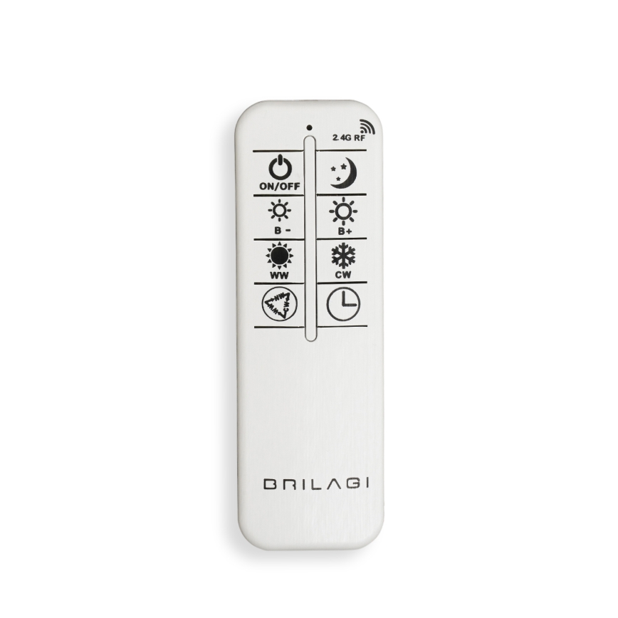 BRILAGI - Plafonieră LED dimabilă APOLLO LED/58W/230V 3000-6500K 43,2x101,2 cm crom mat + telecomandă