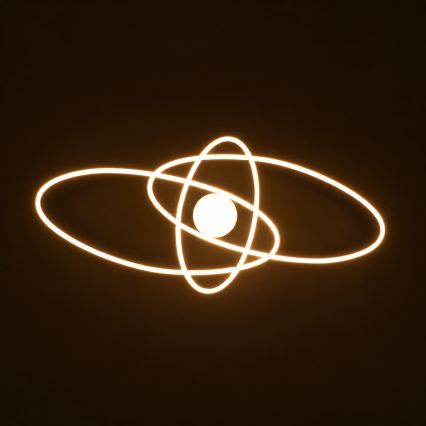BRILAGI - Plafonieră LED dimabilă APOLLO LED/58W/230V 3000-6500K 43,2x101,2 cm neagră + telecomandă