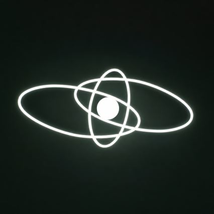 BRILAGI - Plafonieră LED dimabilă APOLLO LED/58W/230V 3000-6500K 43,2x101,2 cm neagră + telecomandă