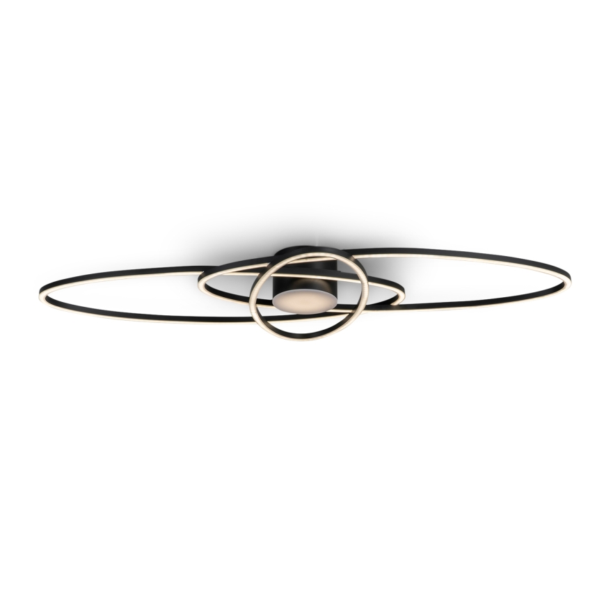 BRILAGI - Plafonieră LED dimabilă APOLLO LED/58W/230V 3000-6500K 43,2x101,2 cm neagră + telecomandă