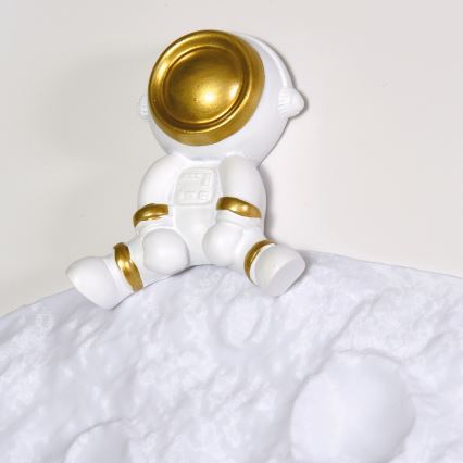 Brilagi - Plafonieră LED dimabilă ASTRO, 20W, 230V, Ø 50 cm, 3000-6000K, finisaj astronaut, telecomandă inclusă