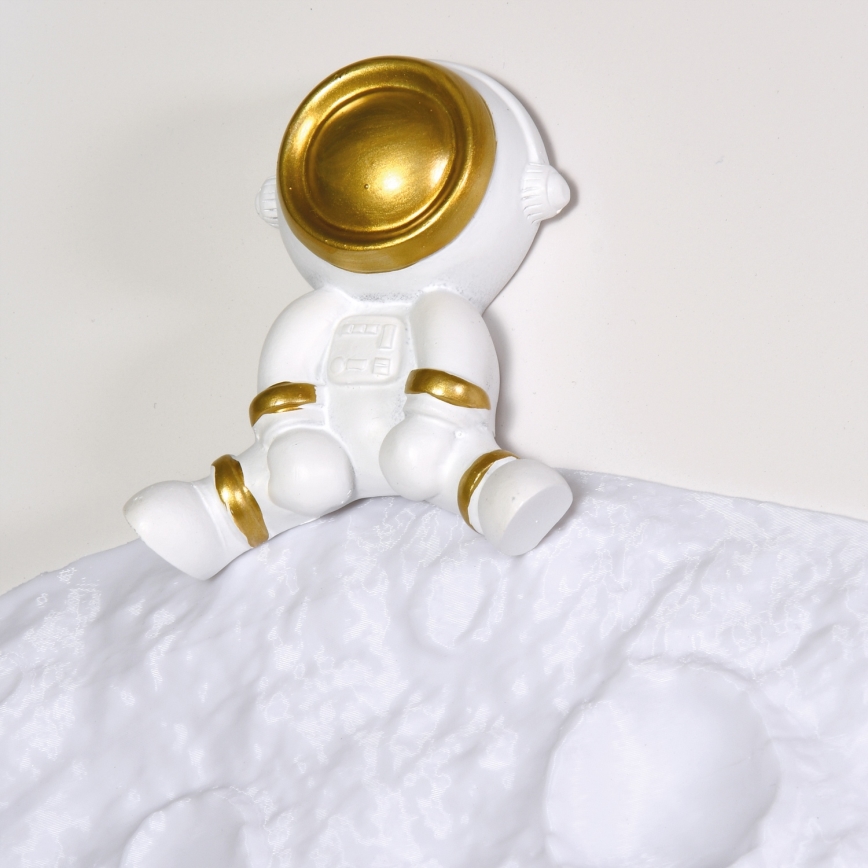 Brilagi - Plafonieră LED dimabilă ASTRO, 20W, 230V, Ø 50 cm, 3000-6000K, finisaj astronaut, telecomandă inclusă