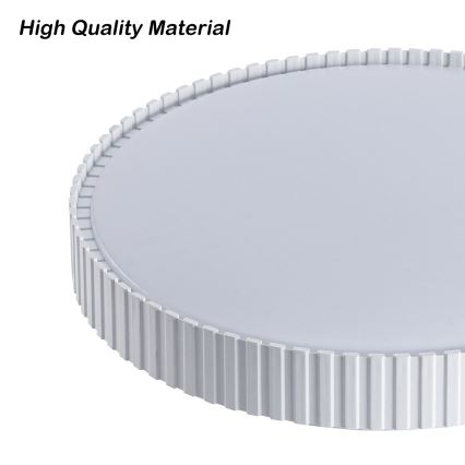 Brilagi CORVO – Lampă de tavan LED dimabilă, 54 W, 230 V, 3000–6000 K, albă, Ø 40 cm, cu telecomandă