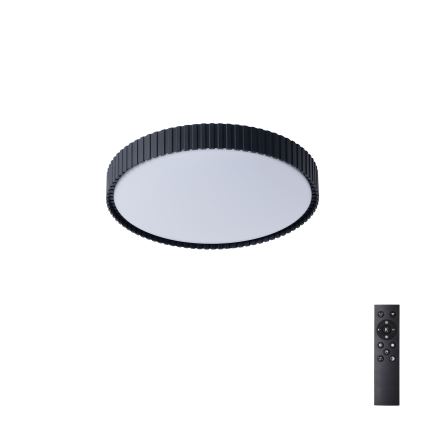 Brilagi - Plafonieră LED CORVO dimabilă, LED/54W/230V, 3000-6000K, neagră, Ø 40 cm + telecomandă