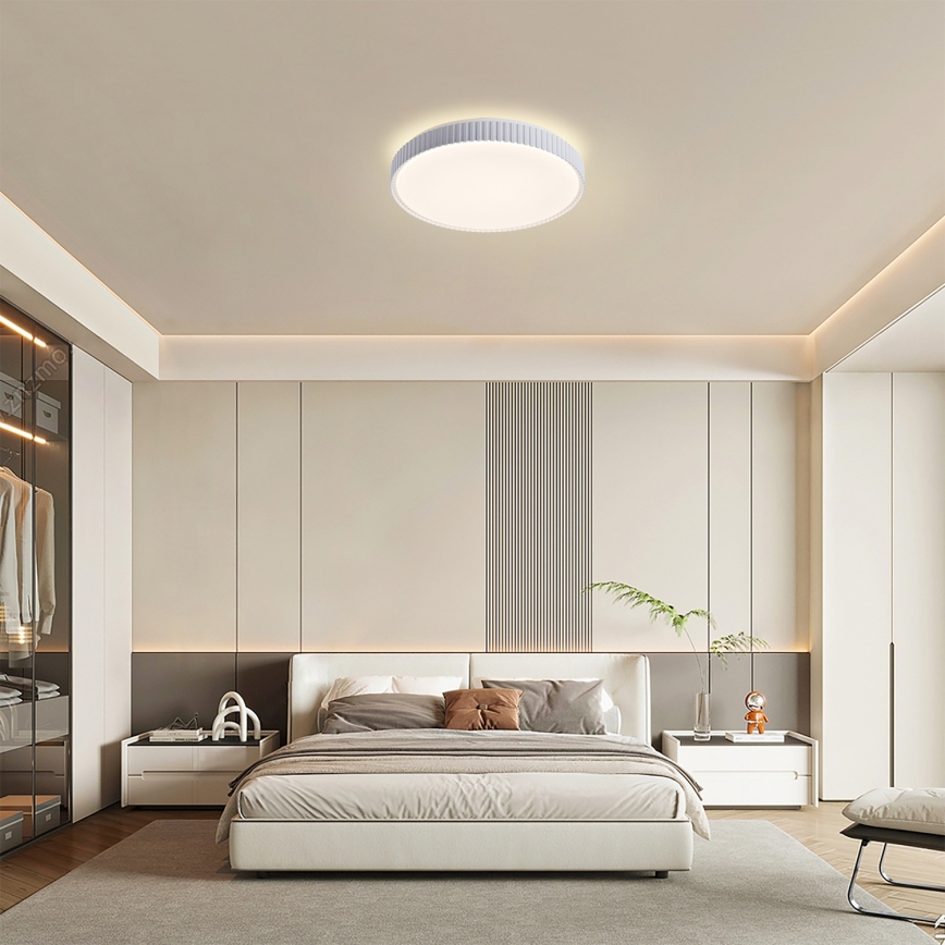 Brilagi - Plafonieră LED dimerizabilă CORVO LED/72W/230V 3000-6000K albă, diametru 50 cm + telecomandă
