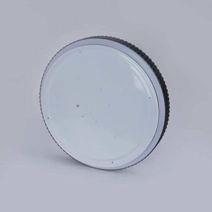Brilagi - Plafonieră LED dimabilă CORVO, 72W, 230V, 3000–6000K, neagră, Ø50 cm + telecomandă