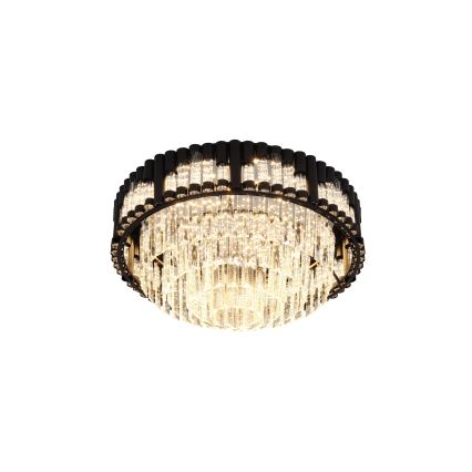 Brilagi - Plafonieră LED dimerizabilă CROWN LED/41W/230V 3000-6000K Ø 48 cm neagră + telecomandă