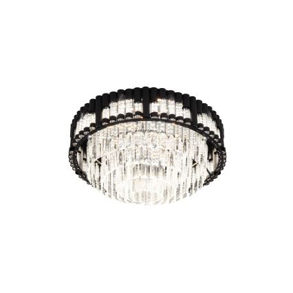 Brilagi - Plafonieră LED dimerizabilă CROWN LED/41W/230V 3000-6000K Ø 48 cm neagră + telecomandă