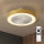 Brilagi - Plafonieră LED dimabilă cu ventilator LED/38W/230V 3000-6500K Ø 50 cm, auriu + telecomandă