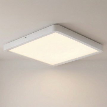 Brilagi - Plafonieră LED dimabilă ESTELA SQUARE, 36 W, 230 V, 3000–6500 K, 31 x 31 cm, alb, cu telecomandă inclusă
