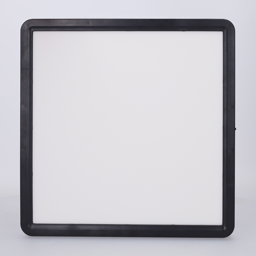 Brilagi - Plafonieră LED dimmabilă ESTELA SQUARE LED/36W/230V 3000-6500K 31x31 cm neagră + telecomandă