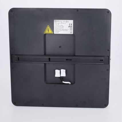 Brilagi - Plafonieră LED dimmabilă ESTELA SQUARE LED/36W/230V 3000-6500K 31x31 cm neagră + telecomandă
