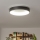Brilagi - Plafonieră LED dimabilă FALCON, 80W, 230V, 3000–6500K, Ø 60 cm, neagră, cu telecomandă