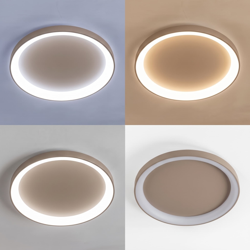 BRILAGI - Plafonieră LED reglabilă FALCON II LED/108W/230V 3000-6500K Ø 80 cm bej + telecomandă