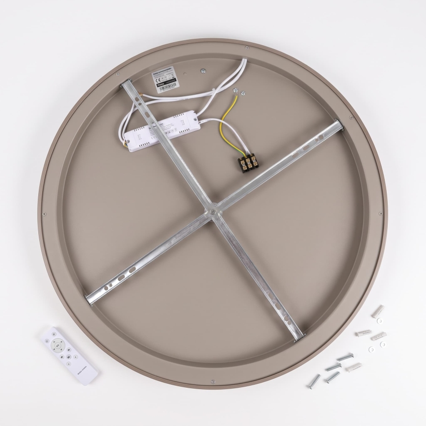 BRILAGI - Plafonieră LED reglabilă FALCON II LED/108W/230V 3000-6500K Ø 80 cm bej + telecomandă