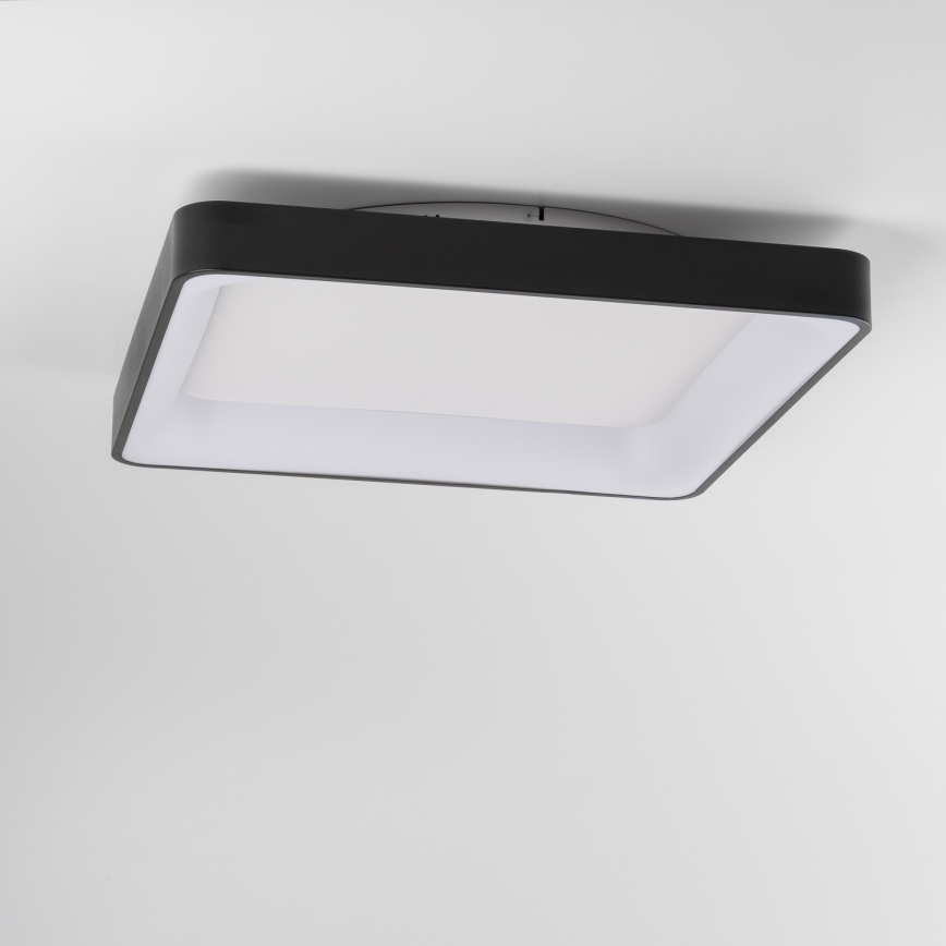 Brilagi - Plafonieră LED dimabilă FALCON II LED/125W/230V 3000-6500K 60x60 cm neagră + cu telecomandă