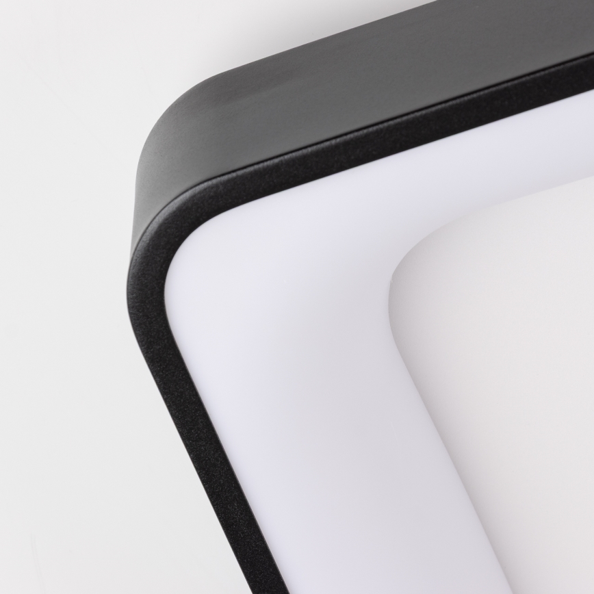 Brilagi - Plafonieră LED dimabilă FALCON II LED/125W/230V 3000-6500K 60x60 cm neagră + cu telecomandă