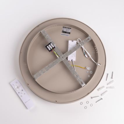 BRILAGI - Plafonieră LED dimmabilă FALCON II LED/67W/230V 3000-6500K Ø 40 cm bej + telecomandă