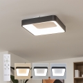 BRILAGI - Plafonieră LED dimabilă FALCON II LED/80W/230V 3000-6500K 40x40 cm neagră + telecomandă