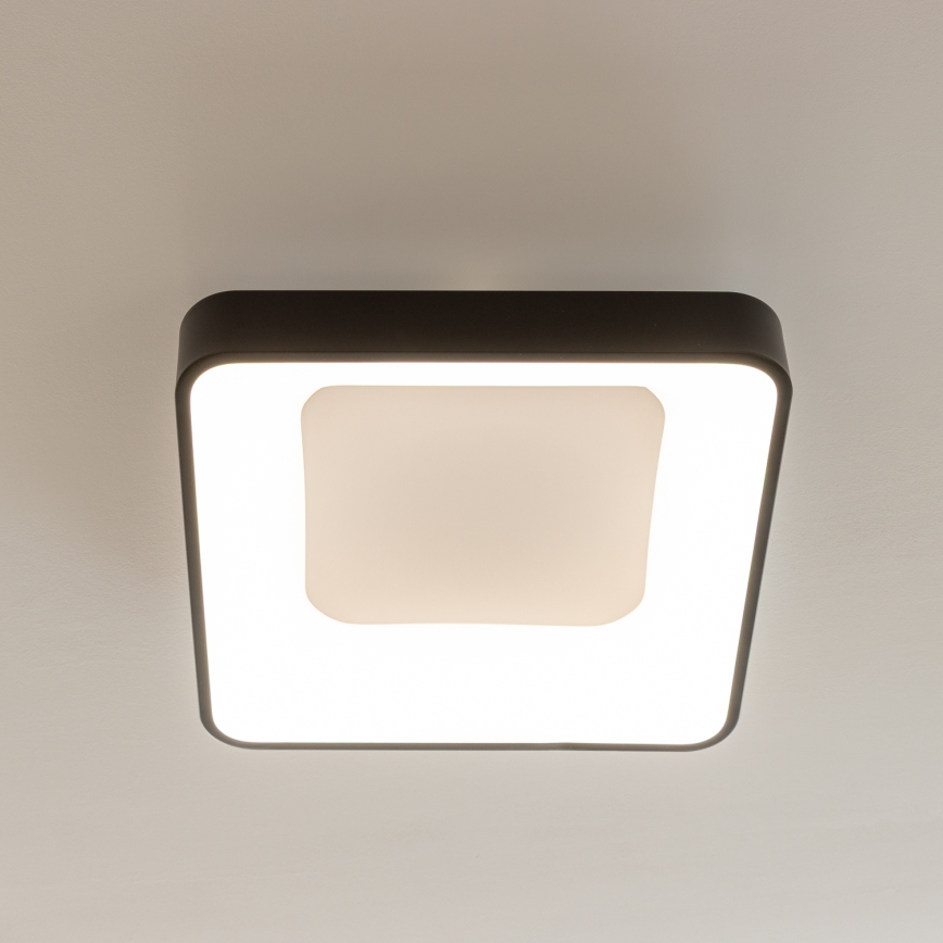 Brilagi - Plafonieră LED dimerizabilă FALCON II LED/80W/230V 3000-6500K 40x40 cm neagră + telecomandă