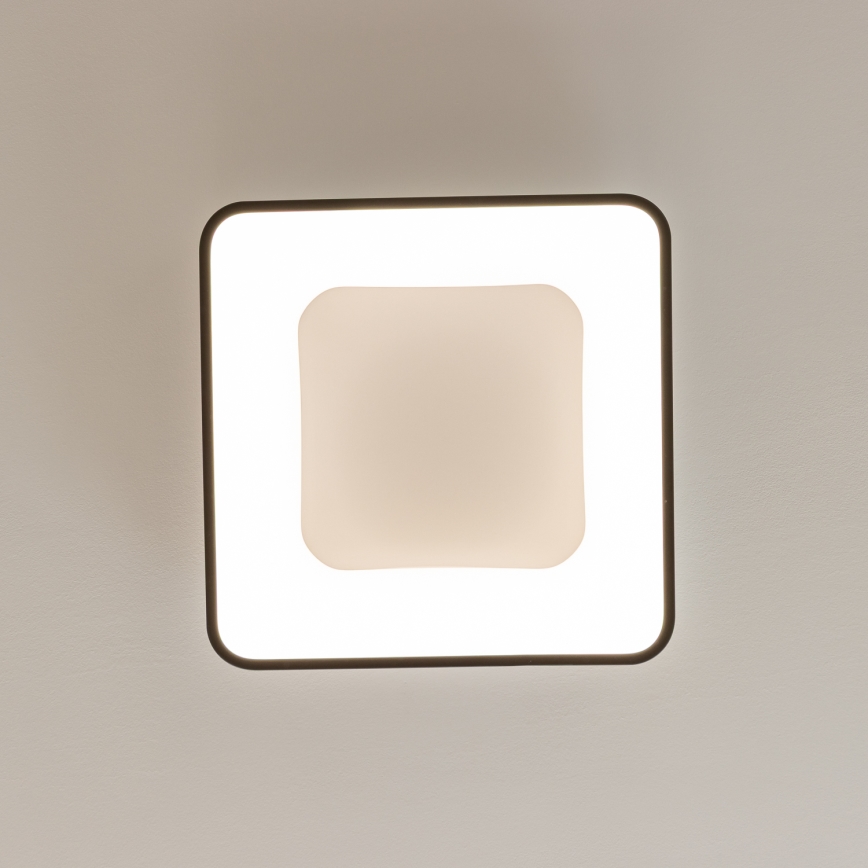 Brilagi - Plafonieră LED dimerizabilă FALCON II LED/80W/230V 3000-6500K 40x40 cm neagră + telecomandă