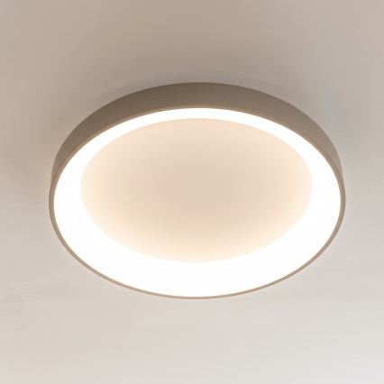 BRILAGI - Plafonieră LED dimabilă FALCON II LED/99W/230V 3000-6500K Ø 60 cm alb/bej + telecomandă inclusă