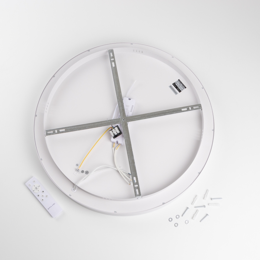 Brilagi - Plafonieră LED dimabilă FALCON II LED/99W/230V 3000-6500K Ø 60 cm albă + telecomandă