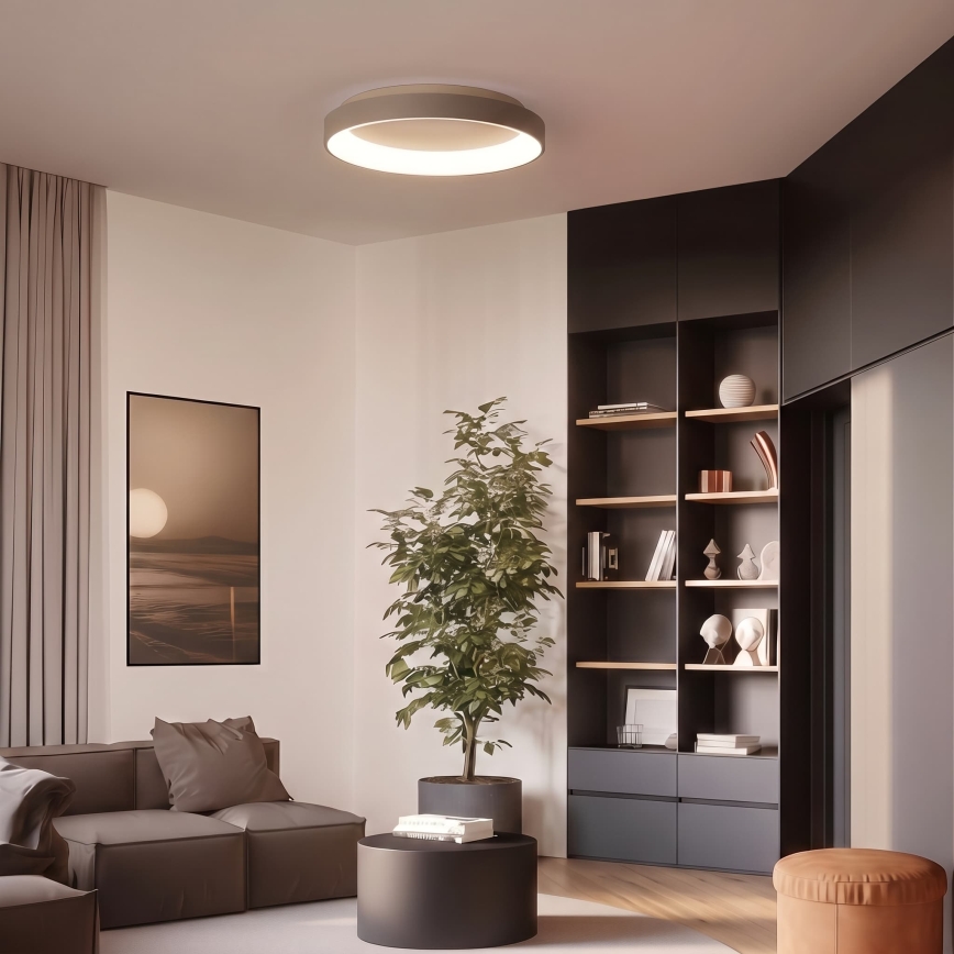 BRILAGI - LED plafonieră dimmabilă FALCON II LED/99W/230V 3000-6500K Ø 60 cm bej + telecomandă