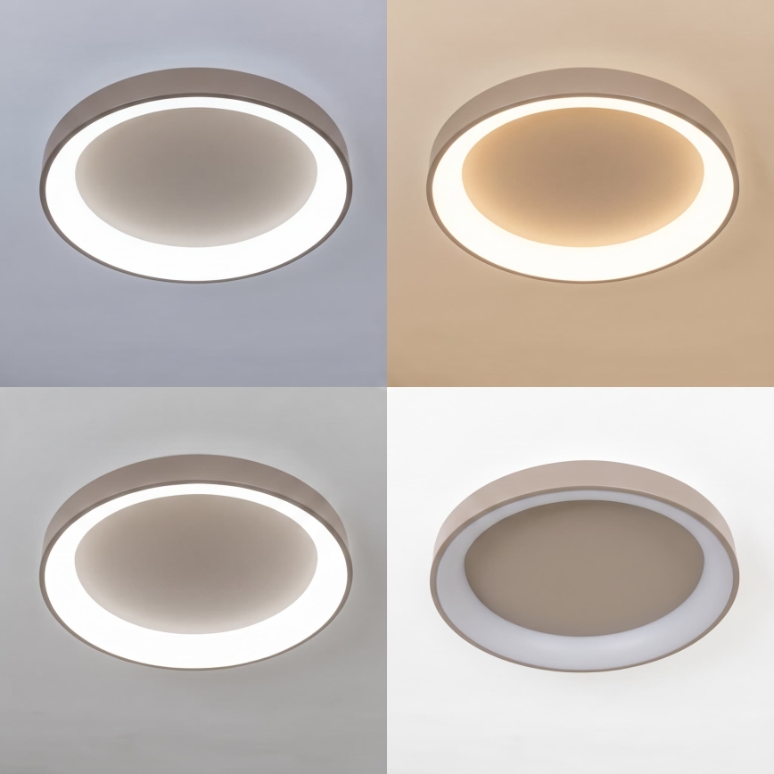 BRILAGI - LED plafonieră dimmabilă FALCON II LED/99W/230V 3000-6500K Ø 60 cm bej + telecomandă