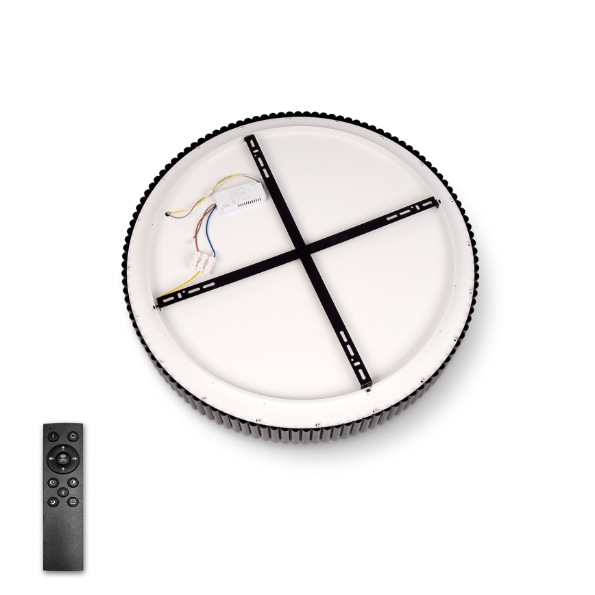 Brilagi - Plafonieră LED dimabilă FALCON MODERN LED/30W/230V 3000-6500K Ø 40 cm, neagră + telecomandă