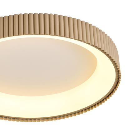 Brilagi - Plafonieră LED dimabilă FALCON MODERN, 54 W, 230 V, 3000–6500 K, Ø 60 cm, bej, cu telecomandă inclusă