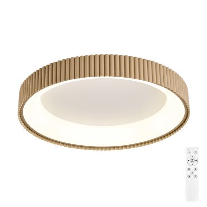 Brilagi - Plafonieră LED dimabilă FALCON MODERN, 54 W, 230 V, 3000–6500 K, Ø 60 cm, bej, cu telecomandă inclusă