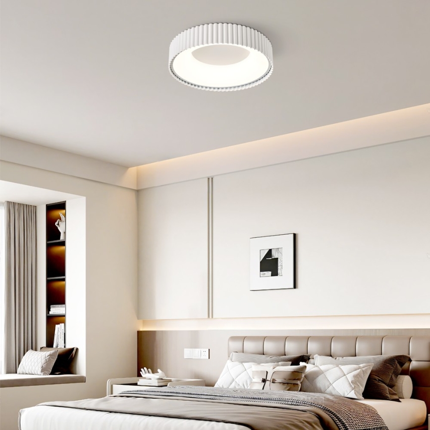 BRILAGI - LED dimabil. plafonieră FALCON MODERN LED/30W/230V 3000-6000K Ø 40 cm albă + telecomandă