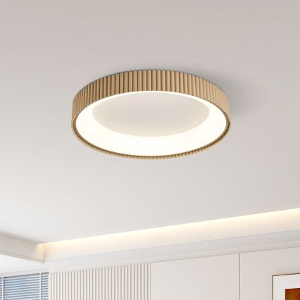 Brilagi - Plafonieră LED reglabilă FALCON MODERN LED/30W/230V 3000-6500K Ø 40 cm bej + telecomandă
