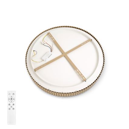 Brilagi - Plafonieră LED reglabilă FALCON MODERN LED/30W/230V 3000-6500K Ø 40 cm bej + telecomandă
