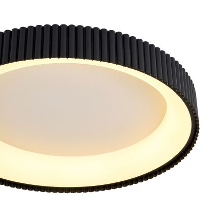 Brilagi - Lampă de tavan LED cu reglaj al intensității FALCON MODERN LED/54W/230V 3000-6500K Ø 60 cm neagră + telecomandă