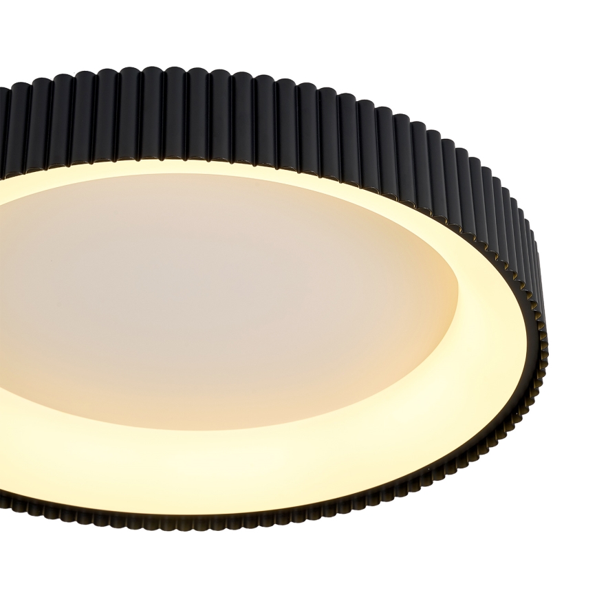 Brilagi - Lampă de tavan LED cu reglaj al intensității FALCON MODERN LED/54W/230V 3000-6500K Ø 60 cm neagră + telecomandă