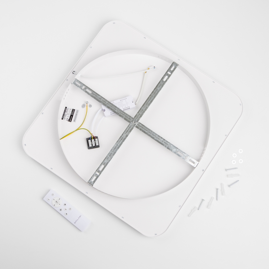 Brilagi - Plafonieră LED dimabilă FALCON SLIM LED/50W/230V 3000-6500K 50x50 cm albă + telecomandă