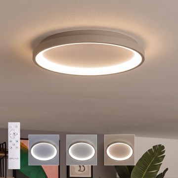 BRILAGI - Plafonieră LED dimabilă FALCON SLIM LED/42W/230V 3000-6500K Ø 50 cm alb/bej + telecomandă