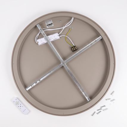 BRILAGI - Plafonieră LED reglabilă FALCON SLIM LED/42W/230V 3000-6500K Ø 50 cm bej + telecomandă