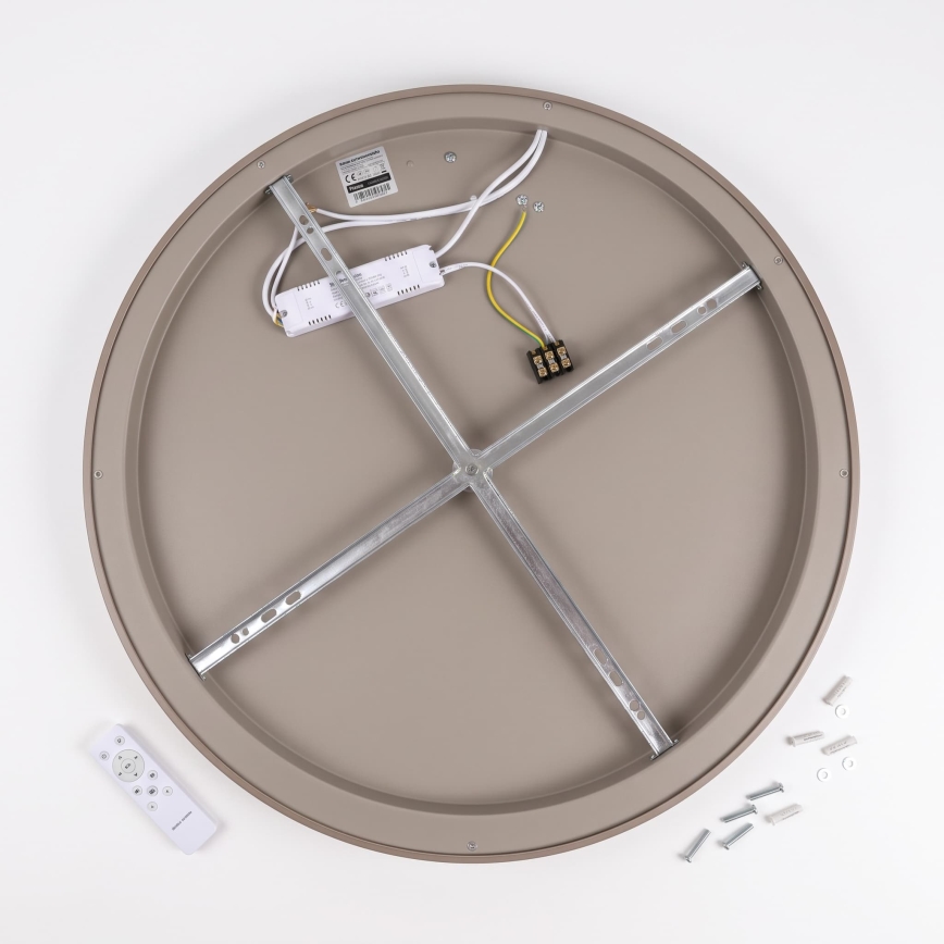 BRILAGI - Plafonieră LED reglabilă FALCON SLIM LED/42W/230V 3000-6500K Ø 50 cm bej + telecomandă