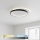 Brilagi - Plafonieră LED dimabilă FLARE LED/48W/230V 3000-6000K 39,5x45 cm alb/negru + telecomandă
