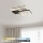 Brilagi - Plafonieră LED dimabilă FLARE LED/64W/230V 3000-6000K 45x45 cm alb/negru + telecomandă