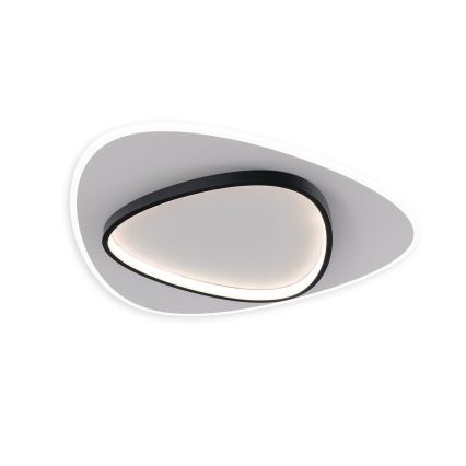 Brilagi - Plafonieră LED reglabilă FLARE LED/70W/230V 3000-6000K 55x55 cm alb/negru + telecomandă