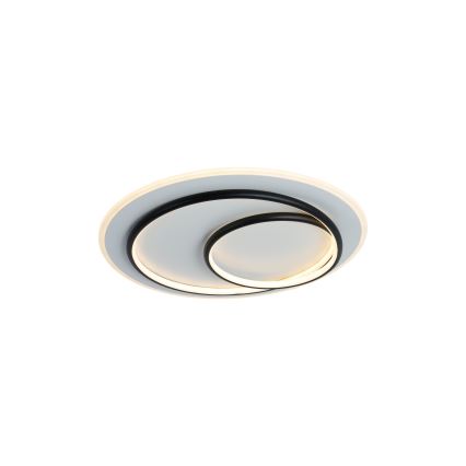Brilagi - Plafonieră LED dimerizabilă FLARE LED/70W/230V 3000-6000K Ø 50 cm alb/negru + telecomandă