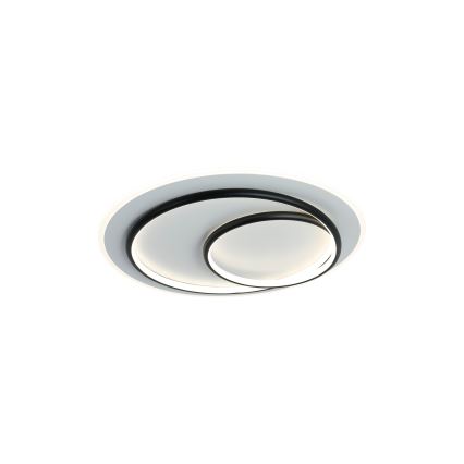Brilagi - Plafonieră LED dimerizabilă FLARE LED/70W/230V 3000-6000K Ø 50 cm alb/negru + telecomandă