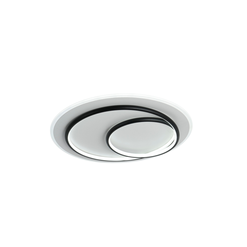 Brilagi - Plafonieră LED dimerizabilă FLARE LED/70W/230V 3000-6000K Ø 50 cm alb/negru + telecomandă
